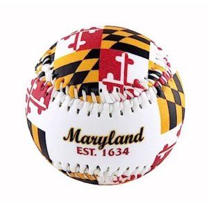 Maryland Flag Souvenir Baseball - NEW Fast Ship